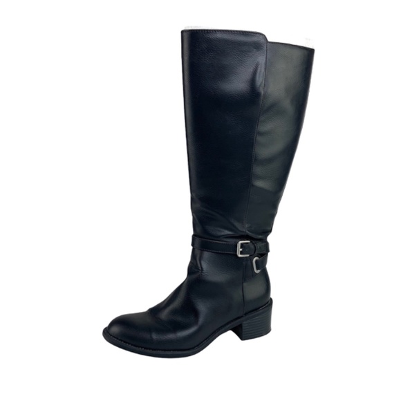 Chaps Heeled Boots Rhiannon Black - Picture 1 of 8